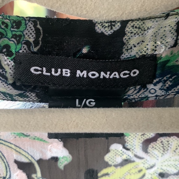 SOLD - Not For Sale 
3 for $20 - Club Monaco semi sheer blouse - Picture 3 of 4